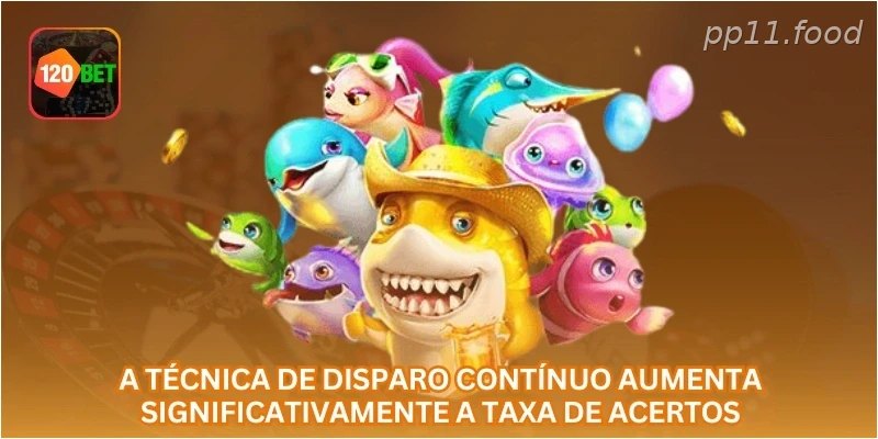 A técnica de disparo contínuo aumenta significativamente a taxa de acertos.