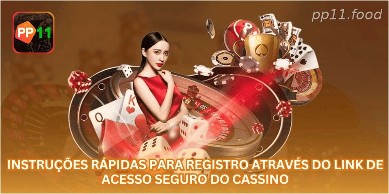 Instruções rápidas para registro através do link de acesso seguro do cassino.